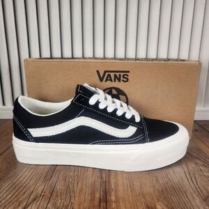 Vans Old Skool Vr3 Womens Sz 6 Black Marshmallow Canvas Skate Sneakers Shoes NEW